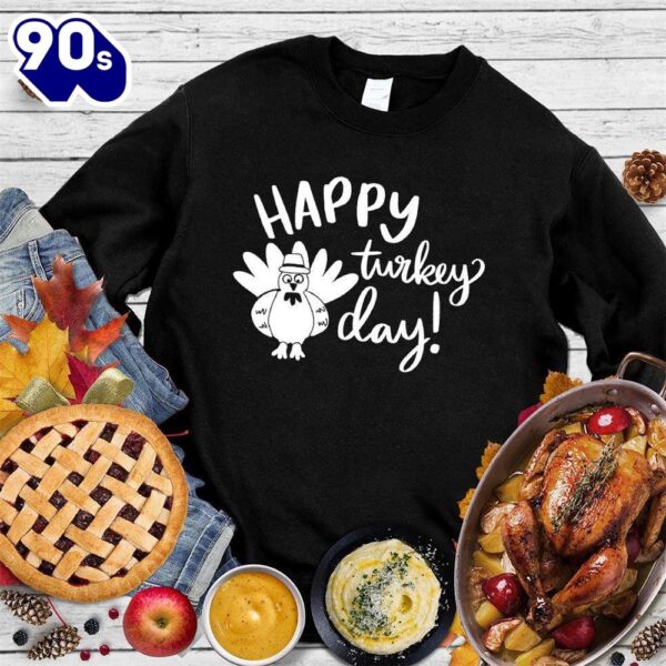 Happy Hallothanksmas Gift Funny Happy Turkey Day Sweatshirt For Man And Women