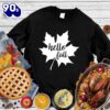 Happy Hallothanksmas Gift Funny Hello Fall Sweatshirt For Man And Women