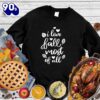 Happy Hallothanksmas Gift Funny I Love Fall Most Of All Version Sweatshirt For Man And Women