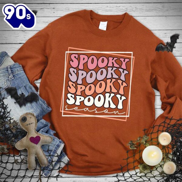 Happy Hallothanksmas Gift Funny Spooky Season Colored Edition Sweatshirt For Man And Women