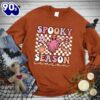 Happy Hallothanksmas Gift Funny Spooky Season Version Colored Edition Sweatshirt For Man And Women