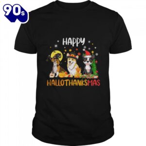 Happy HalloThanksMas Halloween Thanksgiving Christmas…