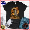 Halloween 2025  Happy Halloween Pumpkin Ghost Autumn Leaves Graphic Art T-Shirt