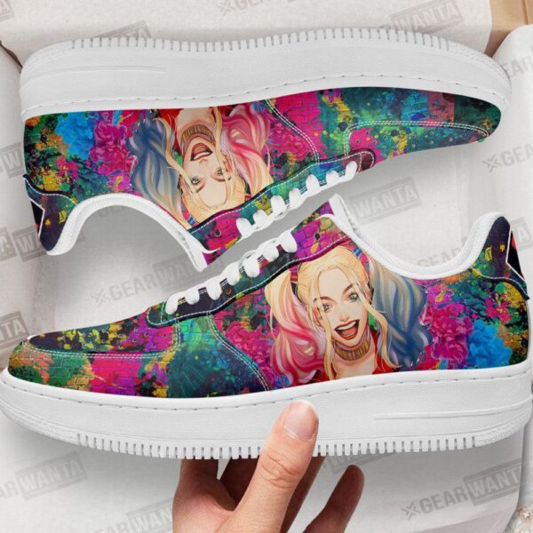 Harley Quinn Air Sneakers Custom For Fans