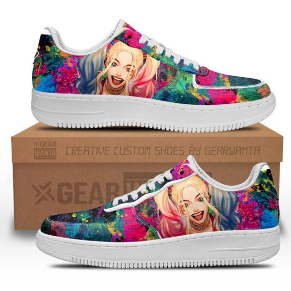 Harley Quinn Air Sneakers Custom For Fans