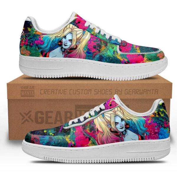 Harley Quinn Air Sneakers Custom