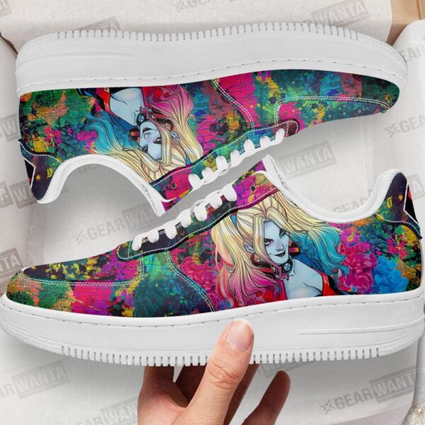 Harley Quinn Air Sneakers Custom