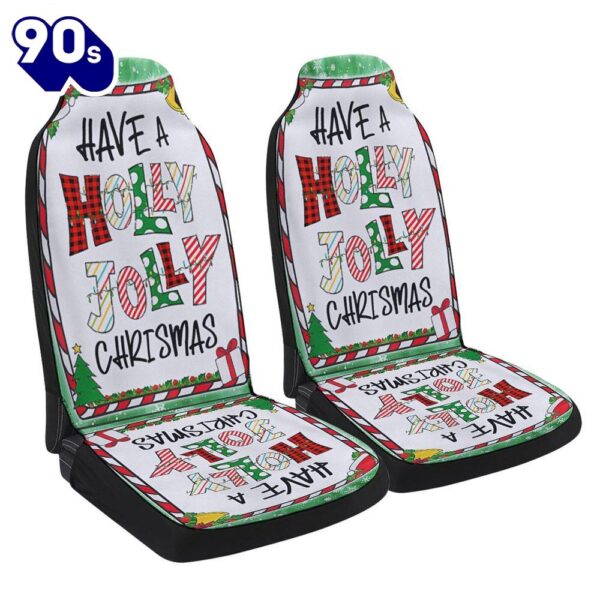 Have A Holly Jolly Christmas Seat Cover Cars Gift Xmas
