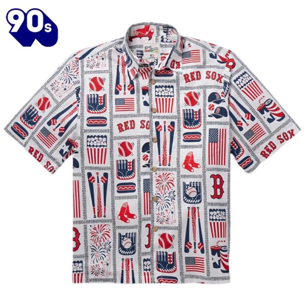 Hawaiian Red Sox Shirt Men’s Reyn Spooner