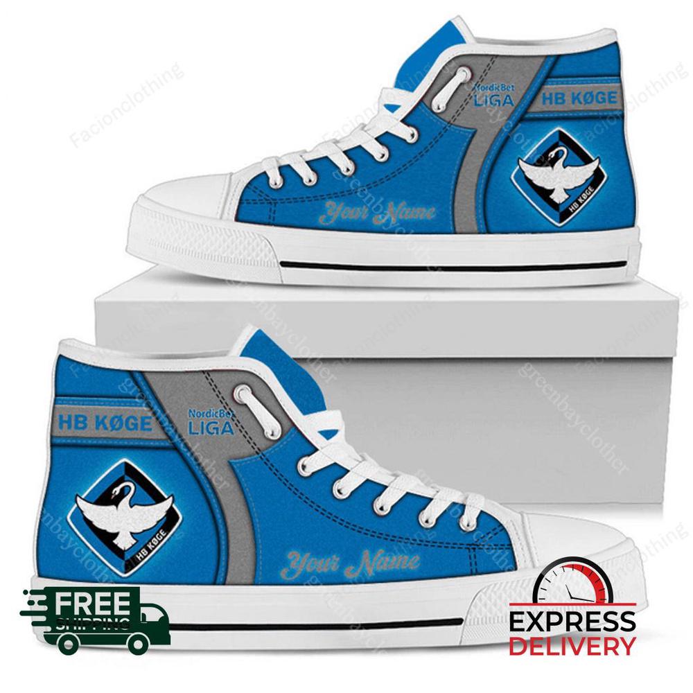 HB Koge Personalized High Top Canvas Shoes HB Koge Personalized High Top Canvas Shoes