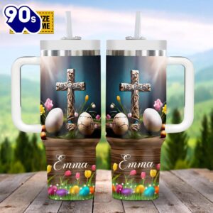 Christian He Is Risen Customized Stanley Tumbler 40oz