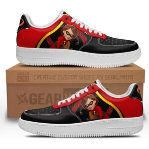 Helen Parr Elastigirl Air Sneakers Custom Incredible Family Cartoon Shoes