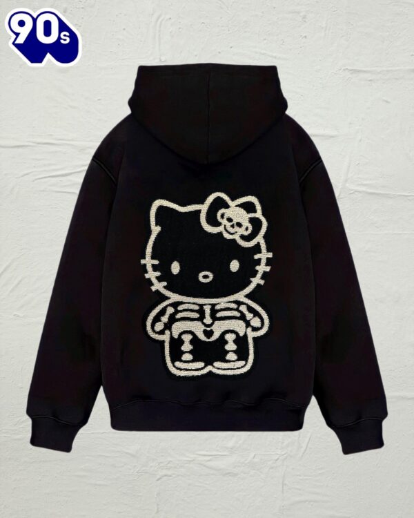 Hello Kitty Coraline Cartoon Embroidered Hoodie Fashion Style For Man And Women