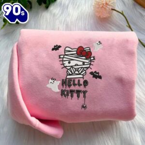 Hello Kitty Halloween – Embroidered Youth Sweatshirt For Man And Women