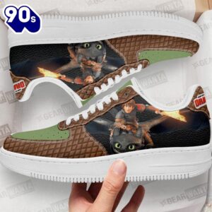 Hiccup Air Sneakers Custom How To Train Your Dragon Cartoon Shoes