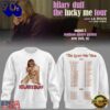 Hilary Duff The Lucky Me Tour 2026 Scheduler White Sweatshirt , Music New Shirt