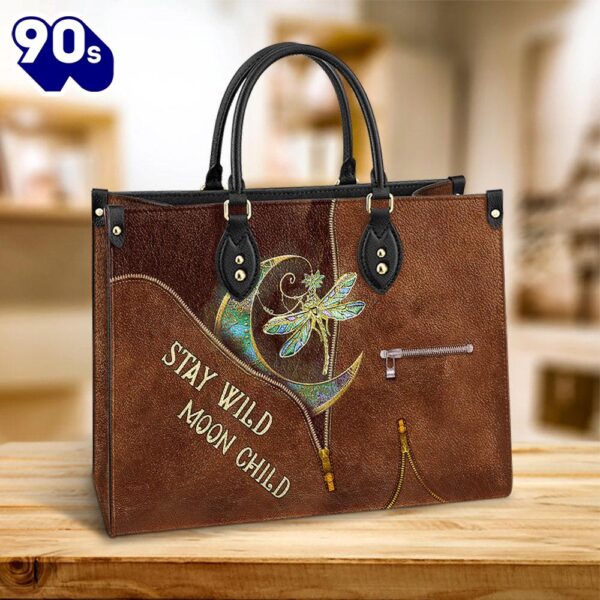 Hippie Dragonfly Leather Bag Christ Gifts Leather Bags  Gift For  Women Christmas