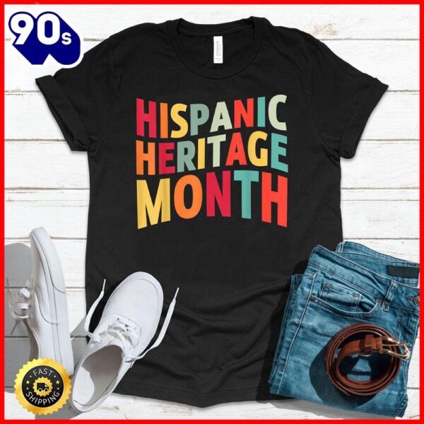Halloween 2025  Hispanic Heritage Month 2022 National Latino Countries Flag T-Shirt