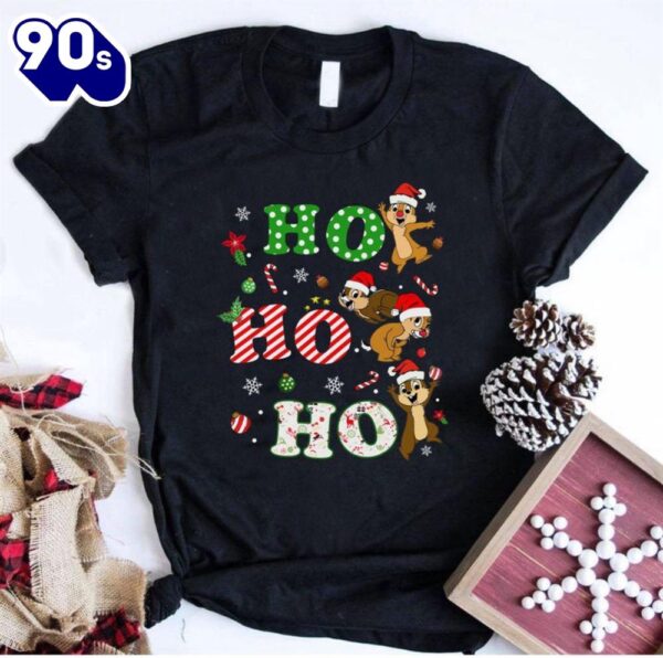Ho Ho Ho Chip &Amp Dale Christmas Shirt Gift Xmas