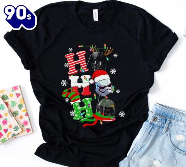 Ho Ho Ho Star Wars Disney Christmas T-Shirt, Sweater, Hoodie  Gift Xmas