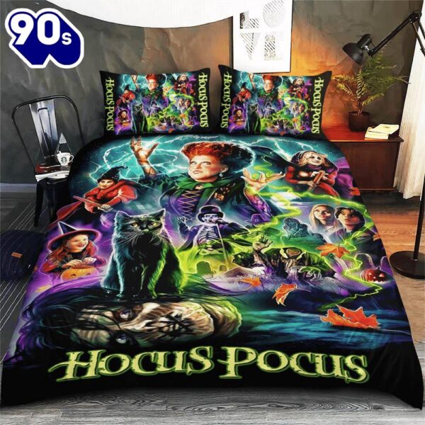 Hocus Pocus Christmas For Fans Bedding Set Decor Home