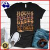 Halloween 2025  Hocus Pocus I Need Coffee To Focus Halloween Teachers Womens T-Shirt