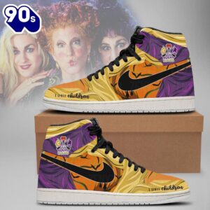 Hocus Pocus I Smell Children Air Jordan 1 Sneakers – Gift  For Halloween