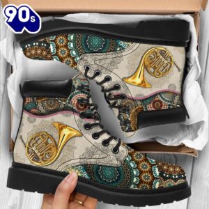 Horn Vintage Mandala Asboot All Season Boots Gift Xmas