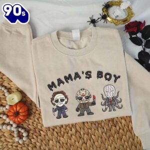 Horror Characters Movies Embroidered Sweatshirt Fashion Style For Man And Women