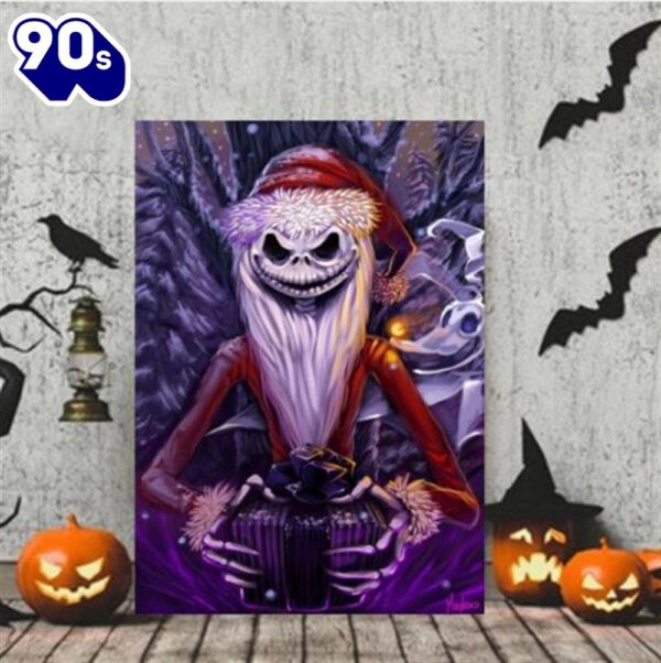 Horror Jack Skellington The Nightmare Before Christmas Halloween Canvas Decor Home