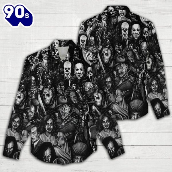 Horror Movies 3D Linen Shirt For Fans Music