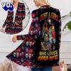 Horror Movies Women’s Patch Pocket Cardigan For Fans