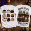 Horror Nights Classic Villains Two Sided Halloween T Shirt , Music New Design T Shirt