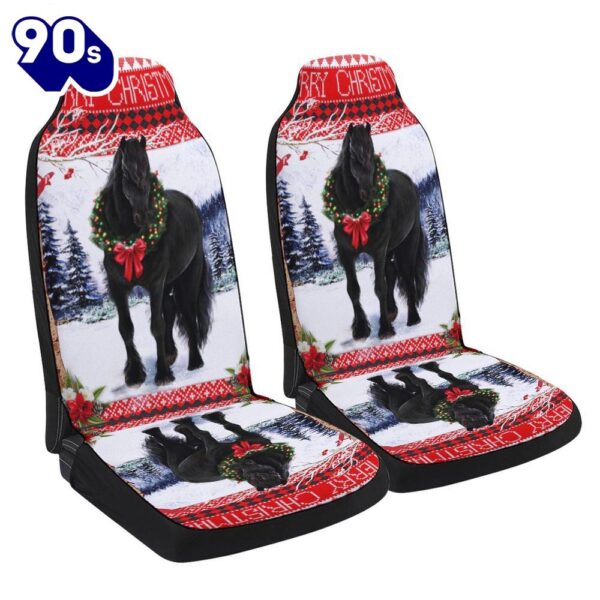 Horse Christmas Seat Cover Cars  Gift For Christmas