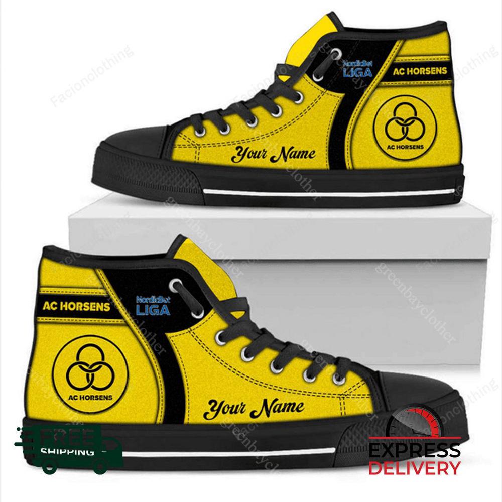 Horsens Personalized High Top Canvas Shoes Horsens Personalized High Top Canvas Shoes