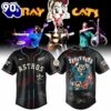 Houston Astros Stray Cats 2026 US Tour Inspired Baseball Jersey