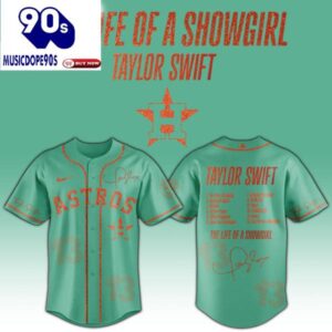 Houston Astros Taylor Swift 2025 The Life Of A Showgirl 12th Album Baseball Jersey