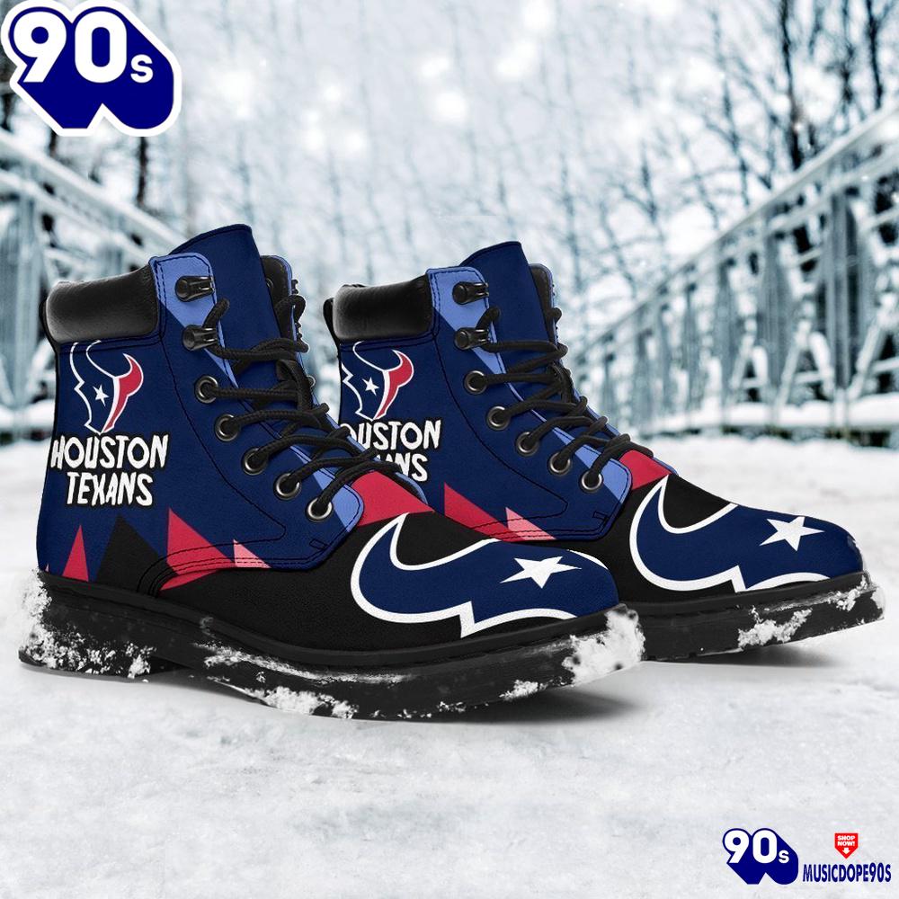 Houston Texans All Season Boots Casual Shoes Vegan Leather Custom Boot Shoes Houston Texans All Season Boots Casual Shoes Vegan Leather Custom Boot Shoes