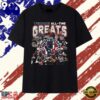 Houston Texans All Time Greats 2002 2026 Signatures Graphic T Shirt, Viral 2D Graphic Tee