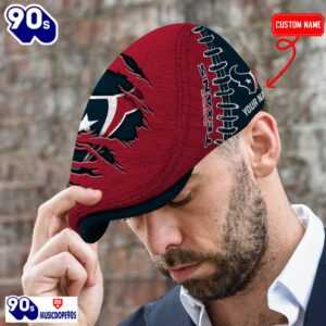 Houston Texans NFL Basic Design Personalized Jeff Cap