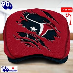Houston Texans NFL Basic Design Personalized Jeff Cap
