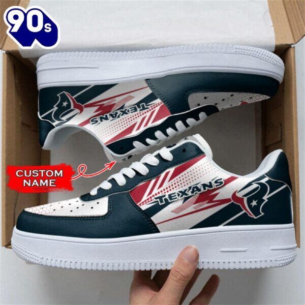 Houston Texans NFL Personalized Air Force 1 Shoes