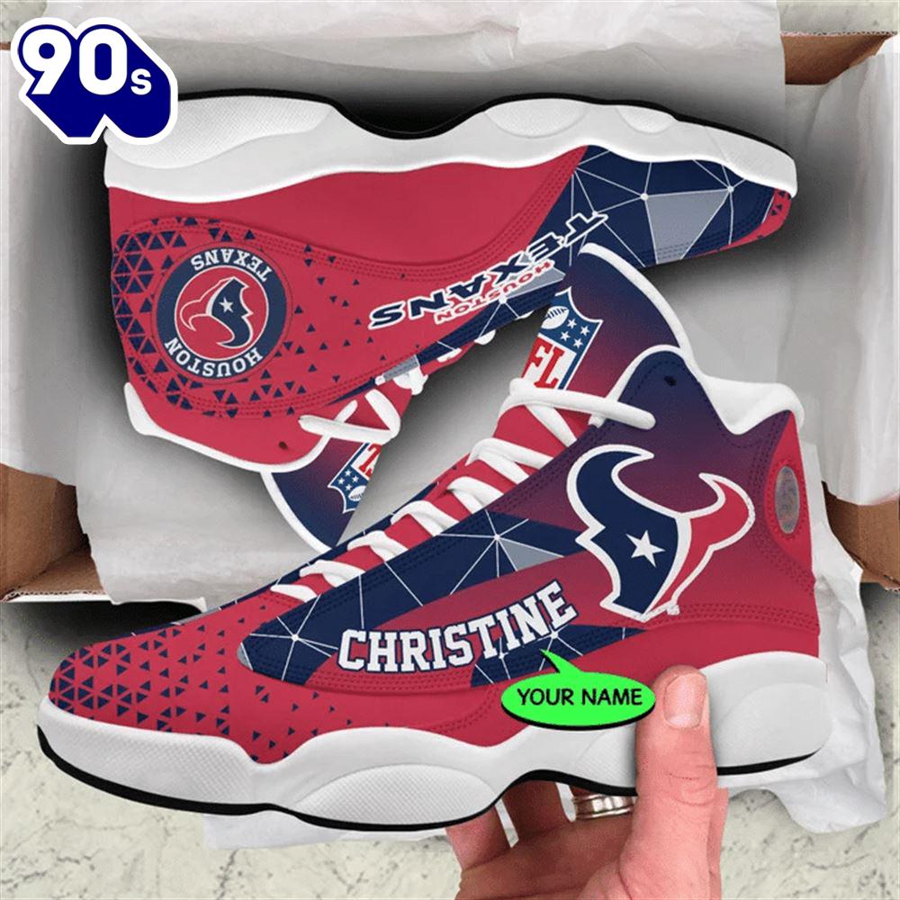 Houston Texans NFL Personalized Jordan 13 Shoes Houston Texans NFL Personalized Jordan 13 Shoes