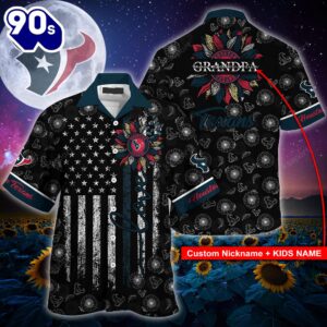 Houston Texans NFL-Hawaii Shirt Sunflower…