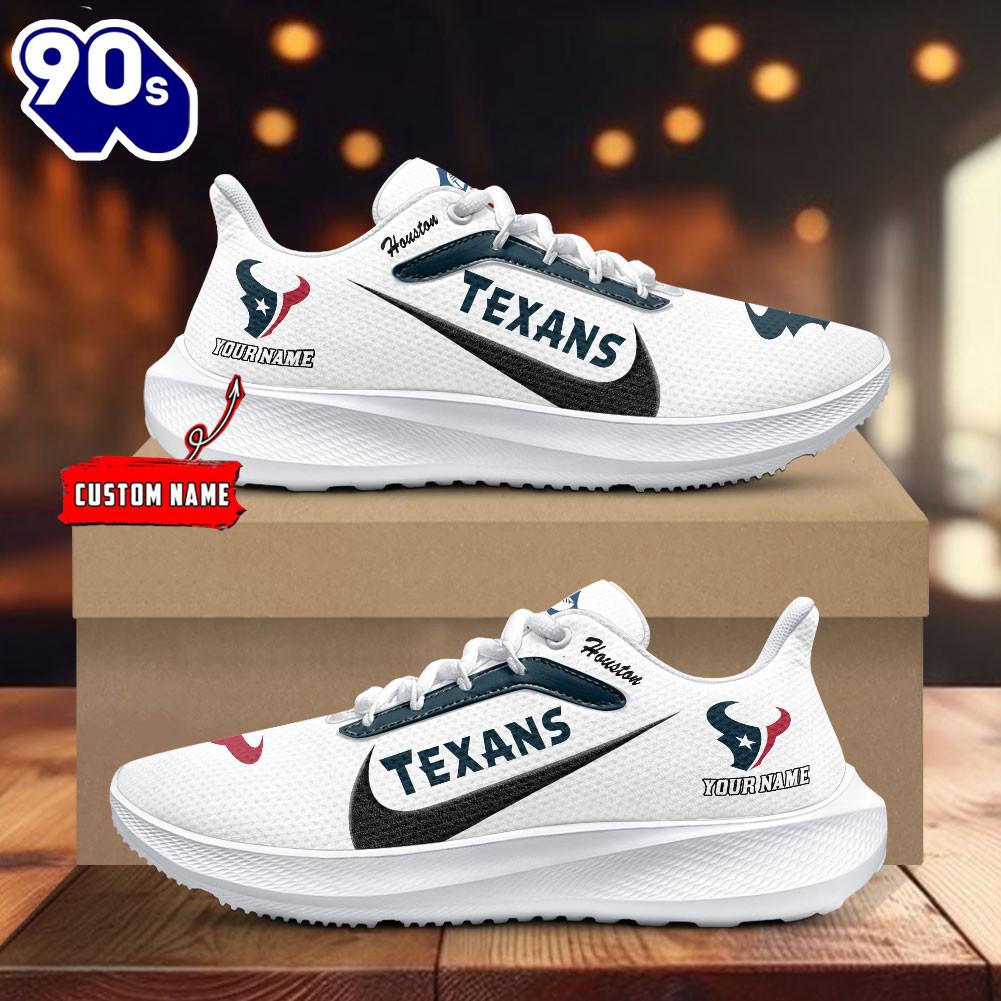 Houston Texans Running Shoes Custom Your Name Houston Texans Running Shoes Custom Your Name