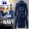 Houston Texans US Navy 250th Celebration Birthday Hoodie