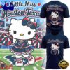 Houston Texans x Kitty Little Miss 2026 T Shirt, Viral 3D Music Tee