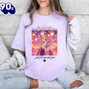 How Kingdom Lights Shined Just For Me And You Rapunzel Sweatshirt
