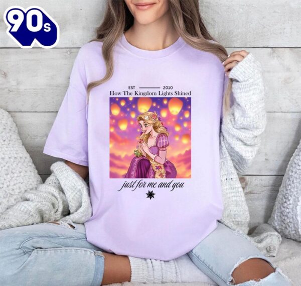 How Kingdom Lights Shined Just For Me And You Rapunzel Sweatshirt