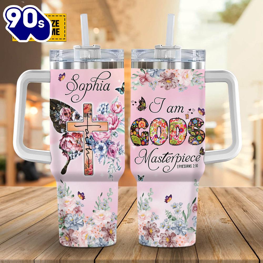 Christian I Am Gods Masterpiece Ephesians 210 Stanley Tumbler 40oz Christian I Am Gods Masterpiece Ephesians 210 Stanley Tumbler 40oz